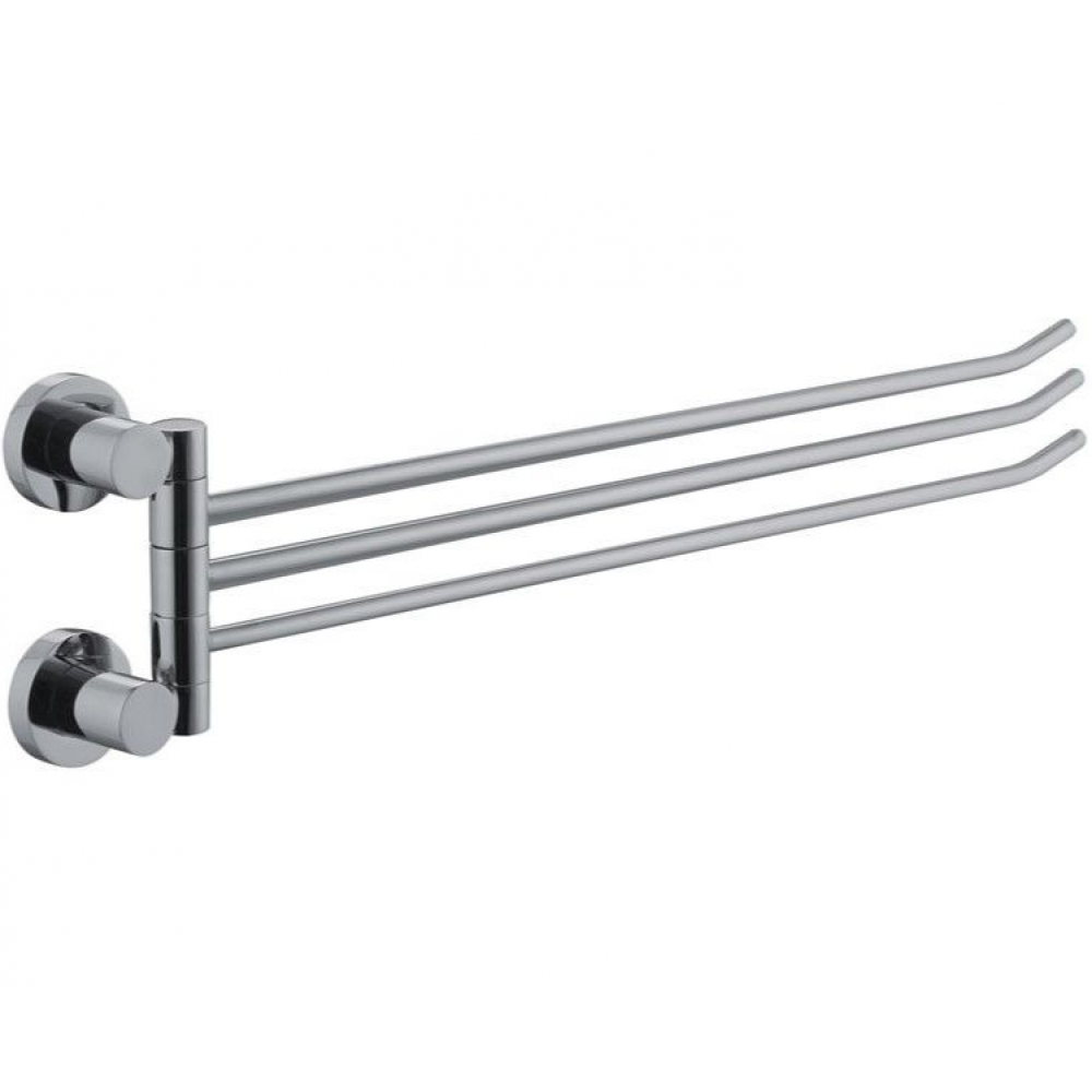 Полотенцедержатель, Fima Carlo Frattini, Accessori, шгв 426*50*117, цвет-хром черный шлифованный/брашированный