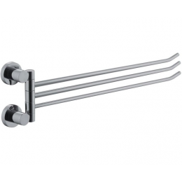Полотенцедержатель, Fima Carlo Frattini, Accessori, шгв 426*50*117, цвет-хром черный шлифованный/брашированный