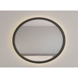 Зеркало, MOBO, Compass, круглое, шгв 1000*36*1000, с подсветкой, тач. колько, цвет рамы-Anthracite