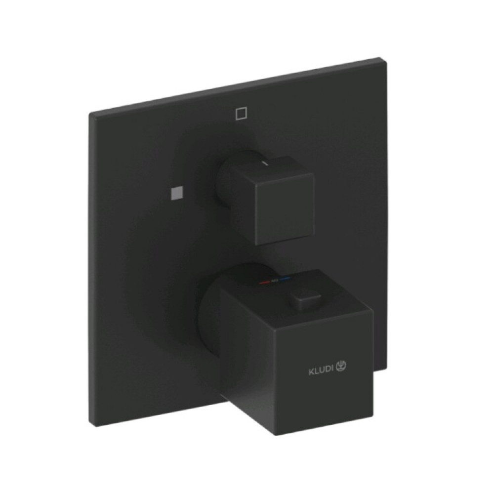 Смеситель для душа, Kludi, DECUS, на 1 потребитель, цвет-черный матовый (Matt Black, Nero Opaco)