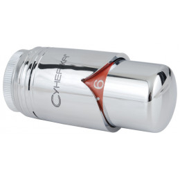 Термостатическая головка, Сунержа, для автоматического терморегулятора, цвет-сталь (без покрытия)