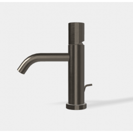 Смеситель для раковины, Fima Carlo Frattini, Spillo Tech, V COLLECTION, цвет-хром черный брашированный