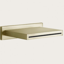 Излив, Gessi, Cascata, цвет-Brushed Brass PVD