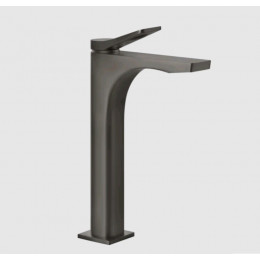 Смеситель для раковины, Gessi, Rilievo, цвет-Black Metal Brushed PVD