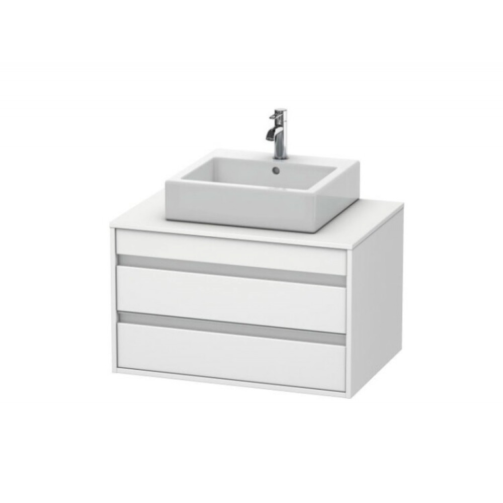 Тумба под раковину, Duravit, Ketho, шгв 800*550*496, раковина-необходимо заказать, цвет-белый матовый