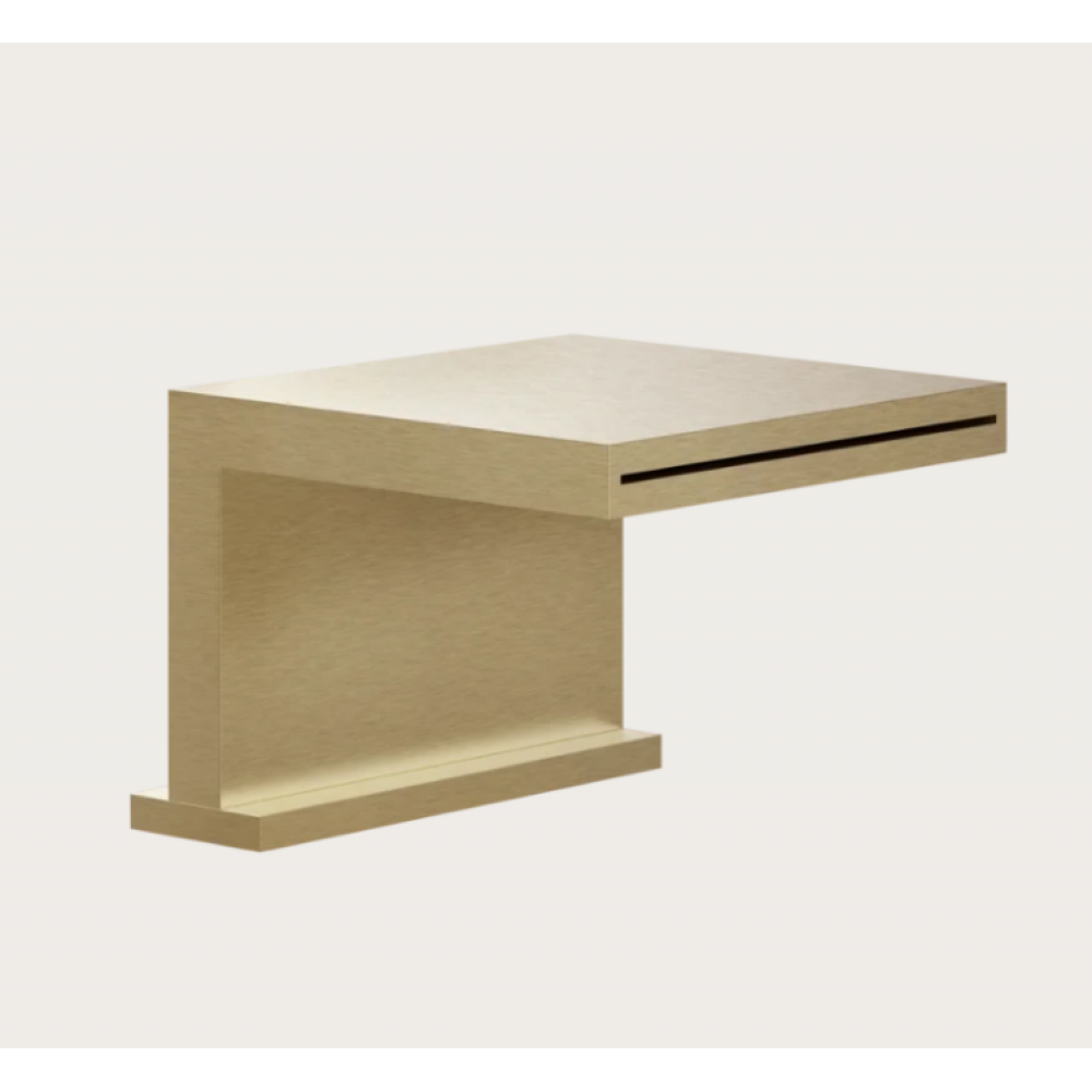 Излив, Gessi, Cascata, цвет-Warm Bronze Brushed PVD