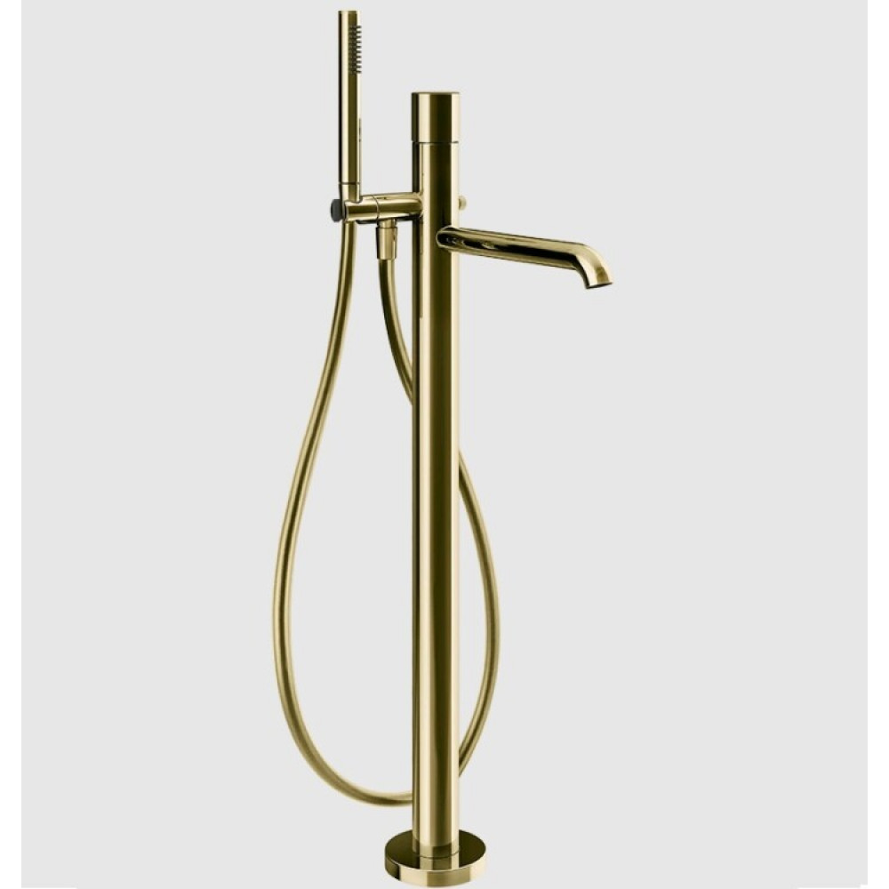 Смеситель для ванны и душа, Gessi, Habito Unito, цвет-Brass PVD