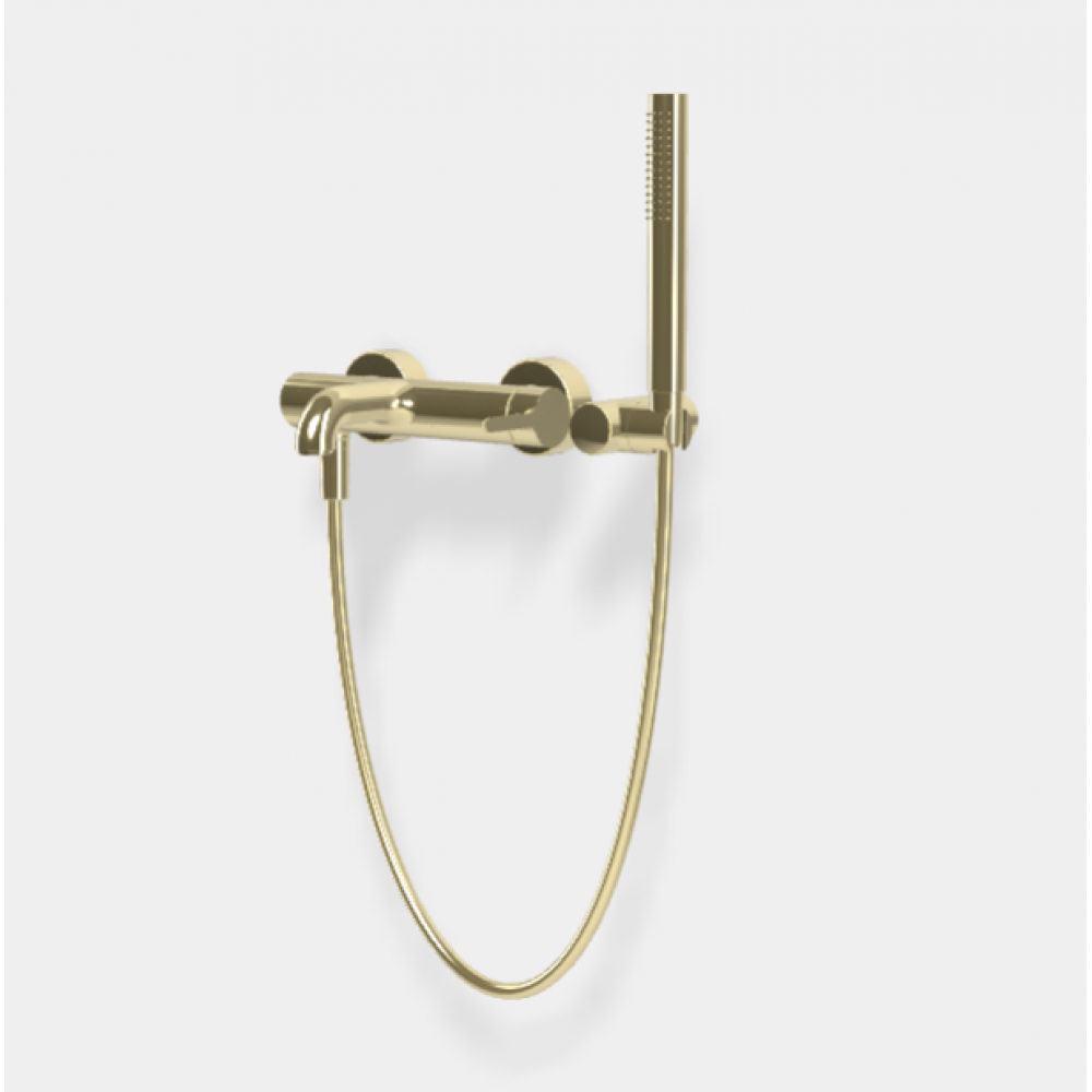 Смеситель для ванны и душа, Fima Carlo Frattini, Snap, цвет-шампань