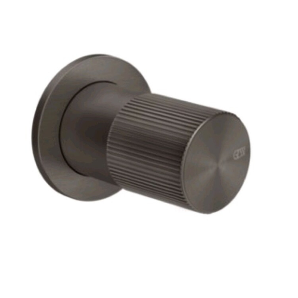 Смеситель для душа, Gessi, Habito Rigato, на 1 потребитель, цвет-Black Metal Brushed PVD