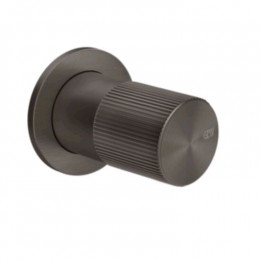 Смеситель для душа, Gessi, Habito Rigato, на 1 потребитель, цвет-Black Metal Brushed PVD