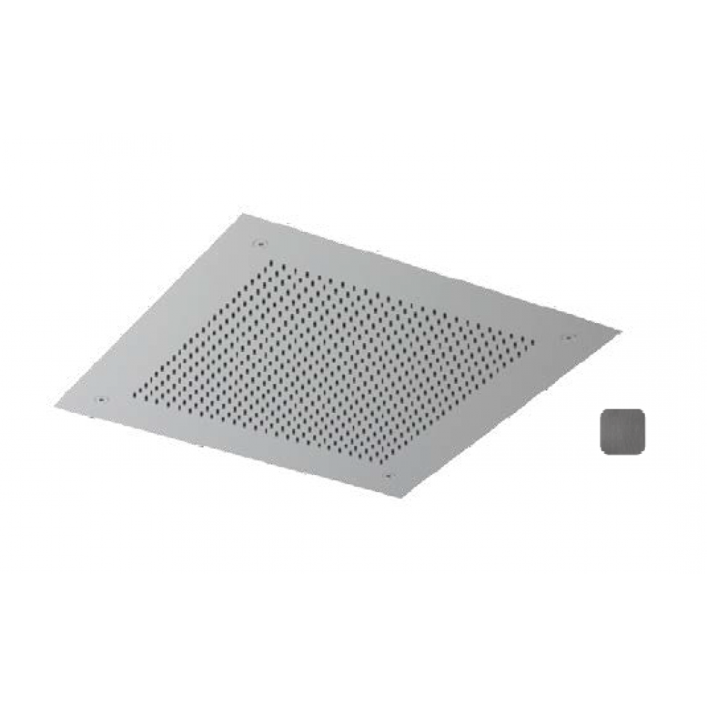 Верхний душ, Almar, Velvet, 380*380, цвет-Gun Metal Brushed PVD (Товар заказной, возврату не подлежит)