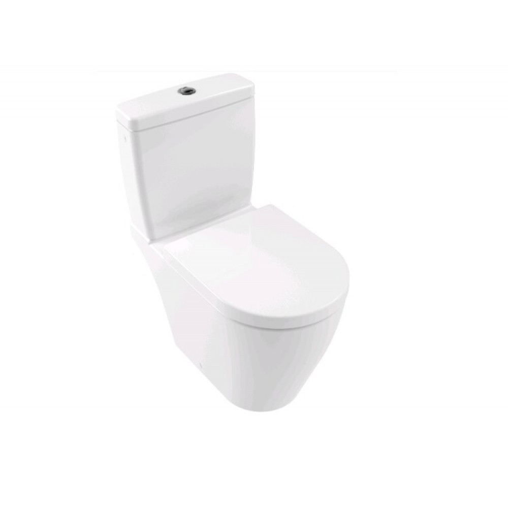 Унитаз, Villeroy&Boch, Avento, напольный, шгв 370*640*400, CeramicPlus, цвет-альпийский белый