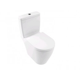 Унитаз, Villeroy&Boch, Avento, напольный, шгв 370*640*400, CeramicPlus, цвет-альпийский белый