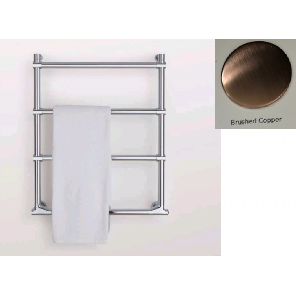 Полотенцесушитель, Margaroli, Sole, шгв 400*105*638,5, Box, цвет-Brushed Copper PVD