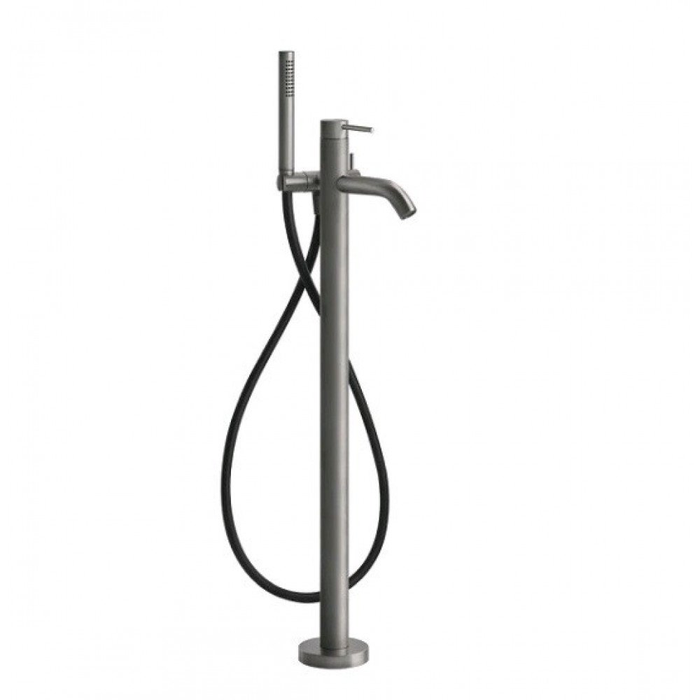 Смеситель для ванны и душа, Gessi, BATH316, цвет-Steel Brushed