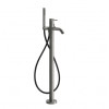 Смеситель для ванны и душа, Gessi, BATH316, цвет-Steel Brushed