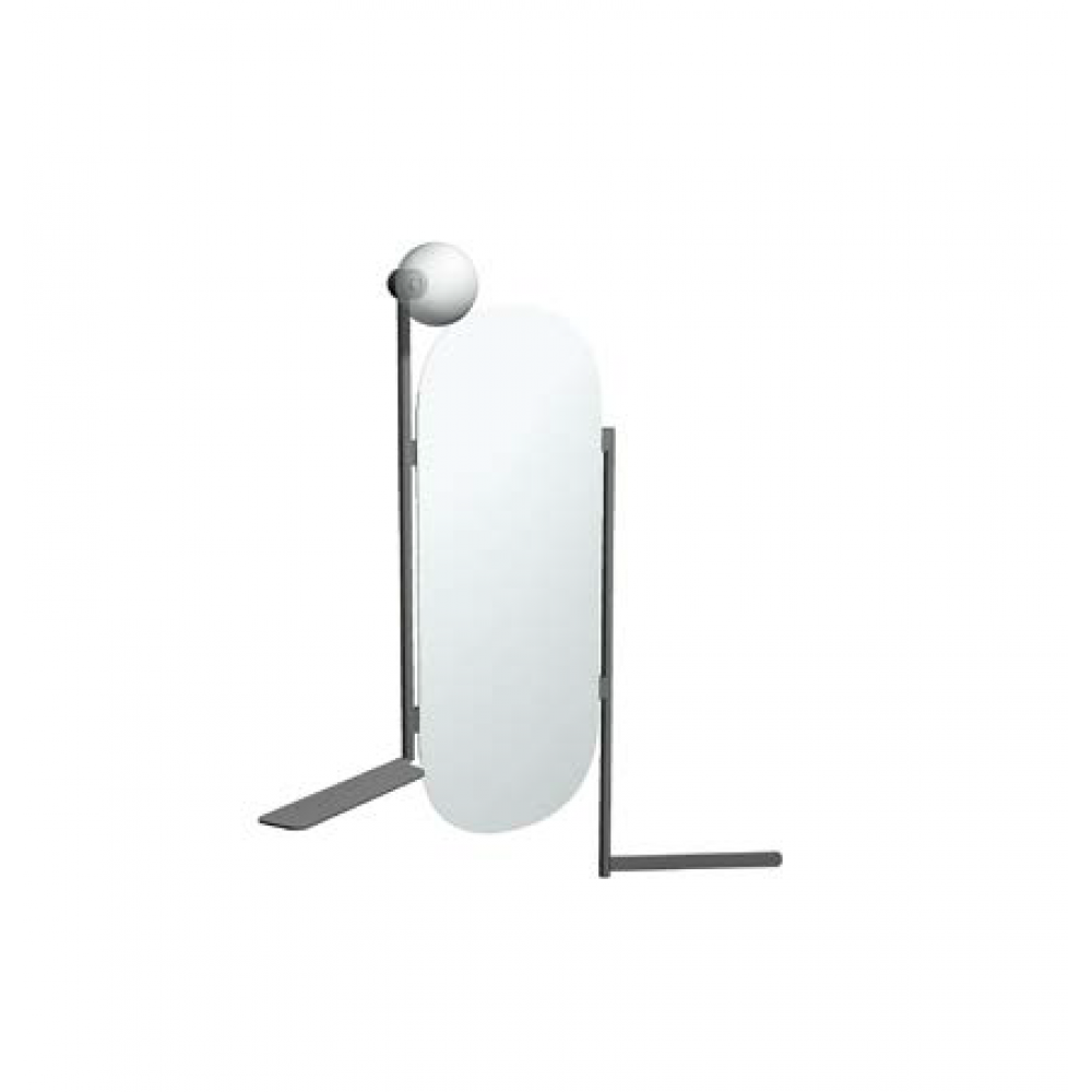 Зеркало, Scarabeo, Laila , овальное, шв 450*900, с подсветкой, цвет-Brushed Gold