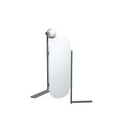 Зеркало, Scarabeo, Laila , овальное, шв 450*900, с подсветкой, цвет-Brushed Gold