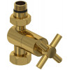 Вентиль, Сунержа, G 1/2" НР х G 3/4" НГ, прямой, крест, цвет-золото