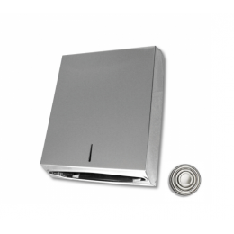 Диспенсер для бумажных полотенец, 3SC, Hotel & Hotel, ш 280, цвет-никель сатинированный матовый