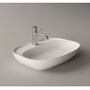 Раковина, Alice, Form, Plan Oval, с отверстием для смесителя, Aliglaze+, белая, 600*450*120