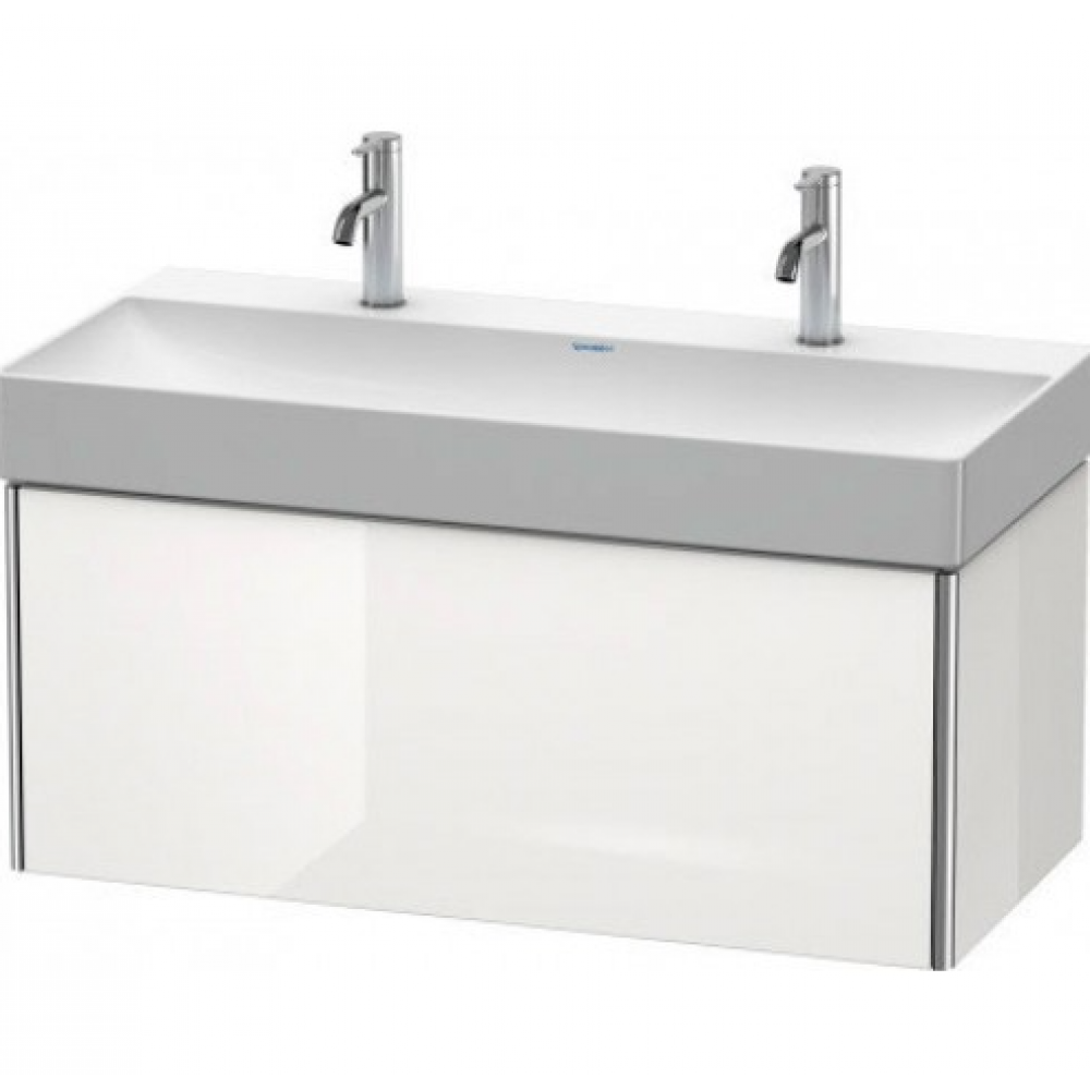 Тумба под раковину, Duravit, XSquare, шгв 984*460*397, раковина-необходимо заказать, цвет-белый глянцевый