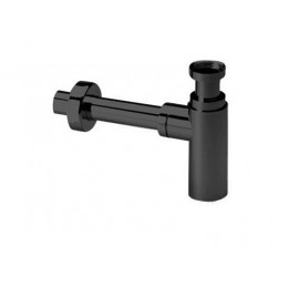 Сифон, Fantini, Fontane Bianche, для раковин и биде, бутылочный, цвет-Matt Gun Metal PVD