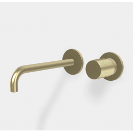 Смеситель для раковины, Fima Carlo Frattini, Spillo Tech, G COLLECTION, цвет-шампань брашированная