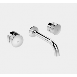 Смеситель для раковины, Fima Carlo Frattini, Texture Collection, V COLLECTION, цвет-белый матовый