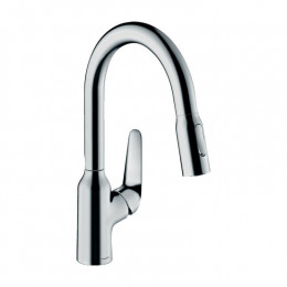 Смеситель для кухни, Hansgrohe, Focus M42, Eco, цвет-хром