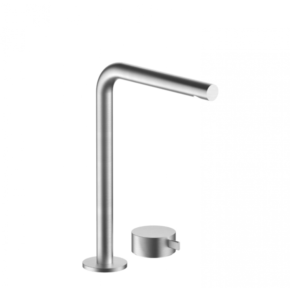 Смеситель для раковины, Fantini, AF/21 Fukasawa, цвет-матовая натуральная сталь