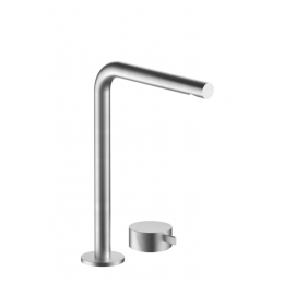 Смеситель для раковины, Fantini, AF/21 Fukasawa, цвет-матовая натуральная сталь