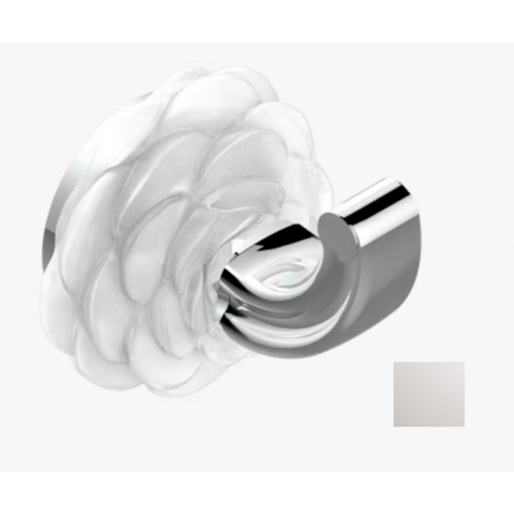 Крючок, THG, Camélia Clear crystal, шгв 61*64*61, цвет-никель