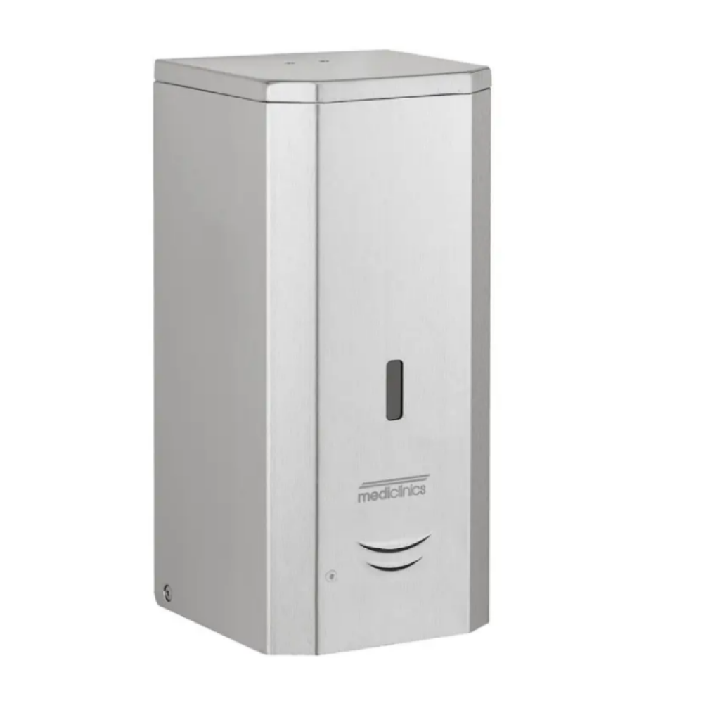 Дозатор для жидкого мыла, Mediclinics, шгв 110*120*240, цвет дозатора-сталь матовая