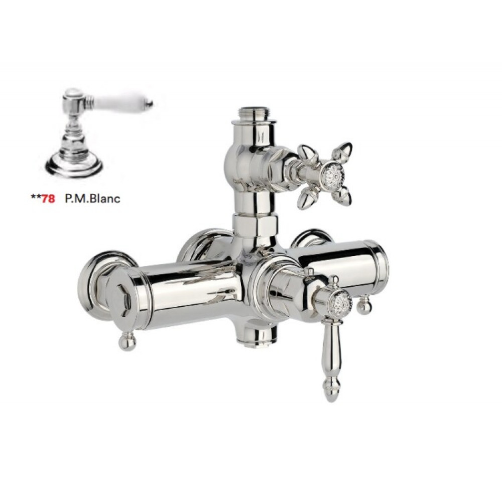 Смеситель для душа, Nicolazzi, P.Mont Blanc, цвет-Chrome