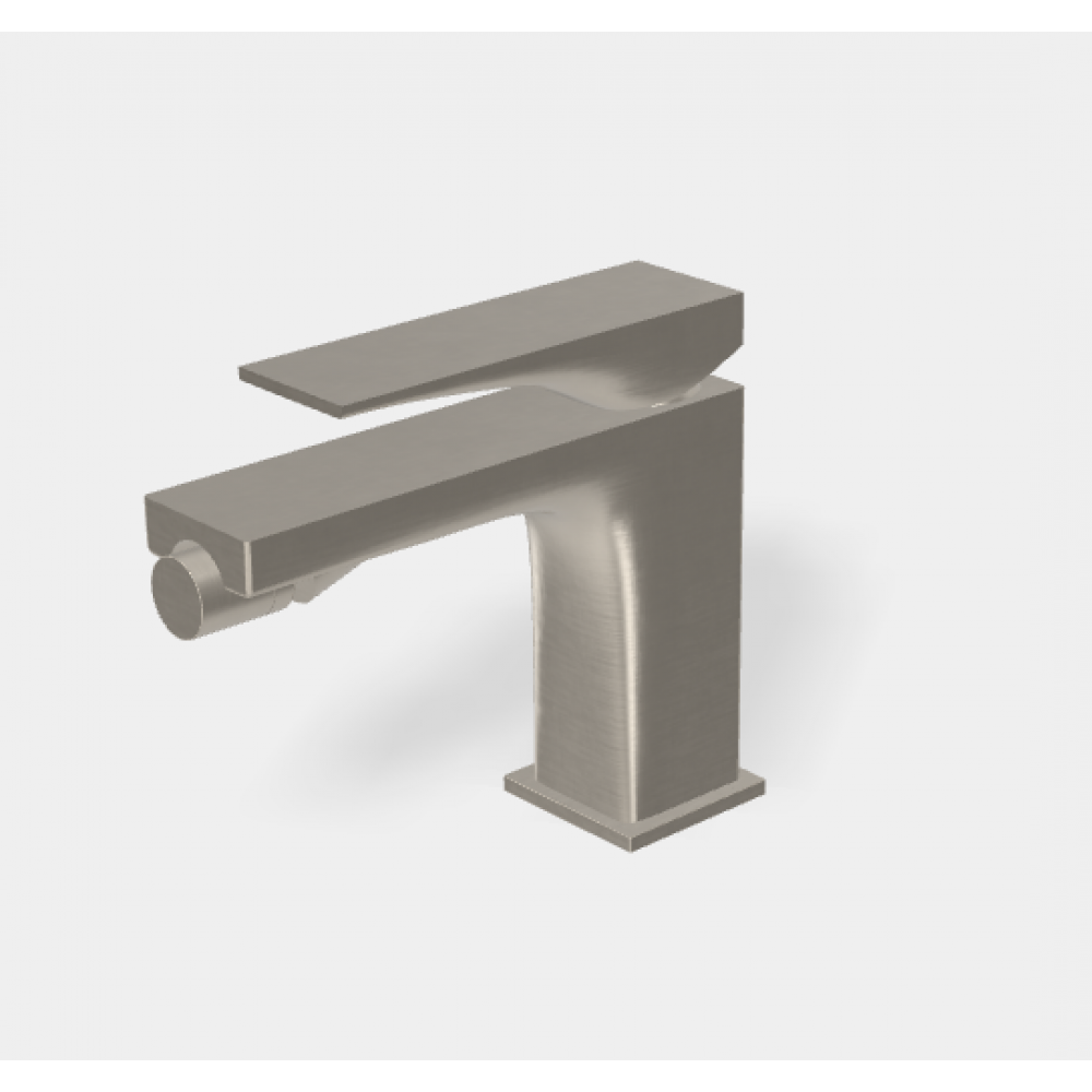 Смеситель для биде, Fima Carlo Frattini, Zeta, цвет-никель брашированный