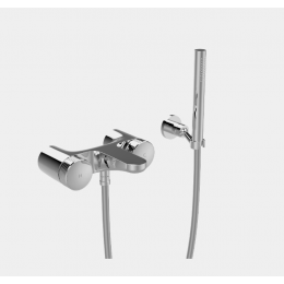 Смеситель для ванны, Fima Carlo Frattini, Texture Collection, H COLLECTION, цвет-хром