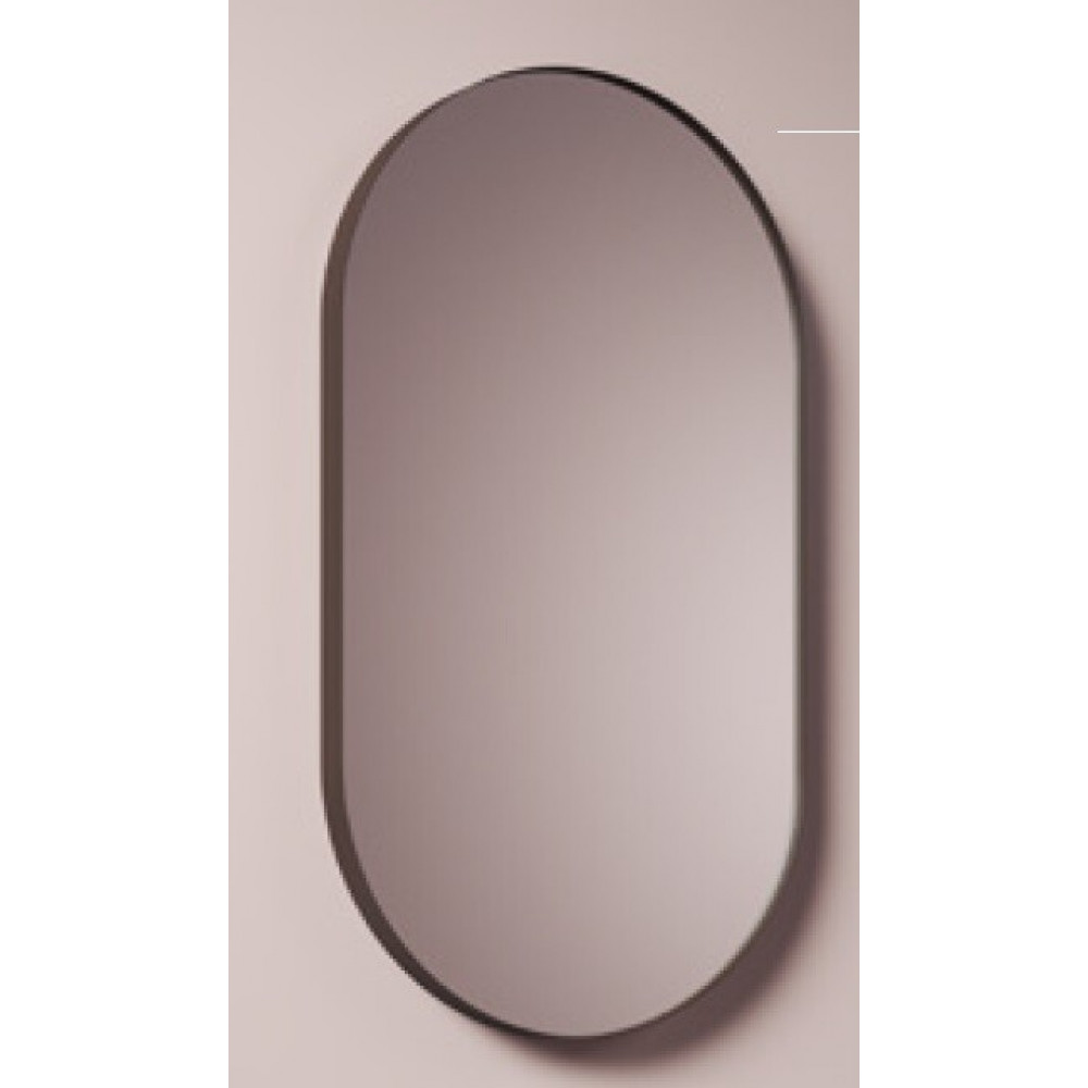 Зеркало, Artceram, LOOK ARCO, шв 500*900, рама-металл, цвет рамы-moka