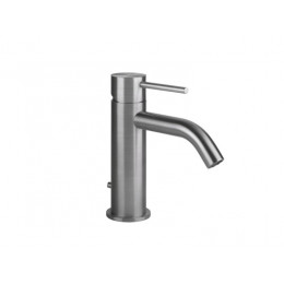 Смеситель для раковины, Gessi, Flessa, цвет-Steel Brushed