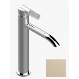 Смеситель для раковины, THG, Bambou Clear crystal, цвет-золото светлое