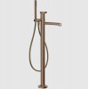 Смеситель для ванны и душа, Gessi, Anello, цвет-Copper Brushed PVD