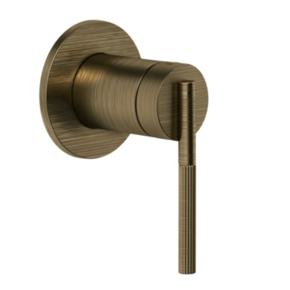 Смеситель для душа, Gessi, Ingranaggio, на 1 потребитель, цвет-Antique Brass