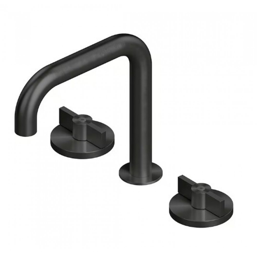 Смеситель для раковины, Quadro design, Valvola01, цвет-золото черное (Black gold)