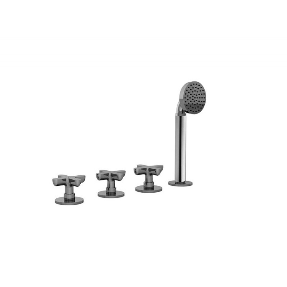 Смеситель для душа, Fantini, Icona Classic, цвет-Matt Gun Metal PVD