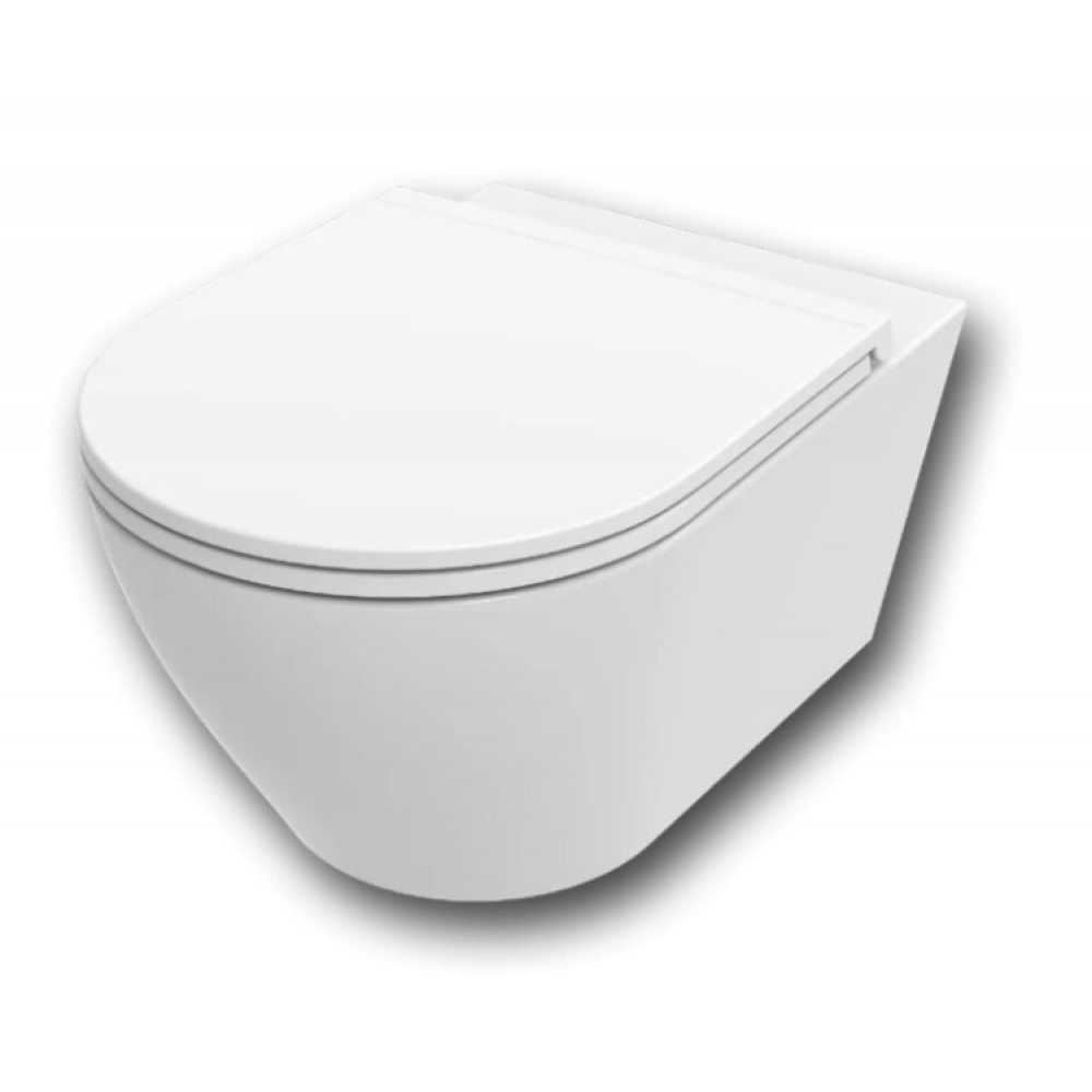 Унитаз, Smartflow, Urban, подвесной, шгв 410*580*345, с сиденьем, цвет-белый