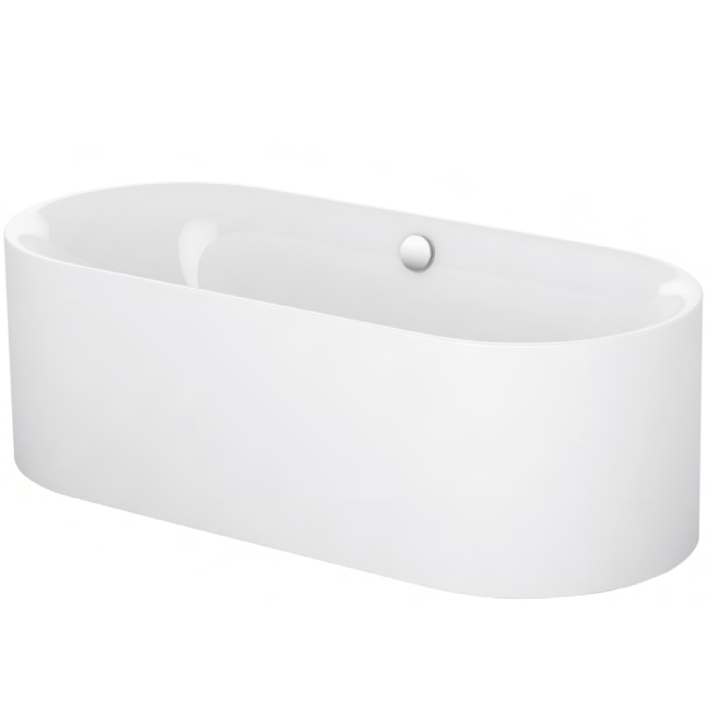 Ванна, Bette, BetteLux Oval Silhouette, шгв 1800*800*450, BetteАнтислип Sense, цвет-белый