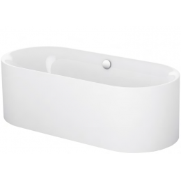 Ванна, Bette, BetteLux Oval Silhouette, шгв 1800*800*450, BetteАнтислип Sense, цвет-белый