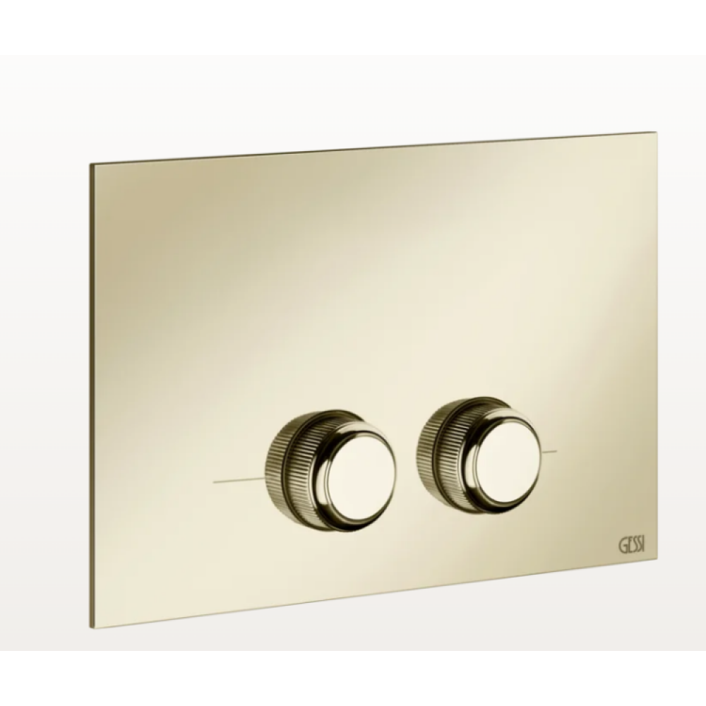 Клавиша смыва, Gessi, VENTI20, для унитаза, шв 245*155, цвет-Brass PVD