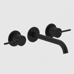 Смеситель для раковины, Gessi, 316 Cesello, цвет-черный матовый