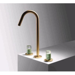 Смеситель для раковины, Fima Carlo Frattini, So, цвет-золото брашированное